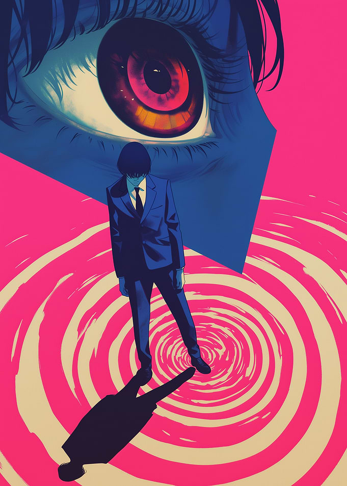 Anime Eye and Man