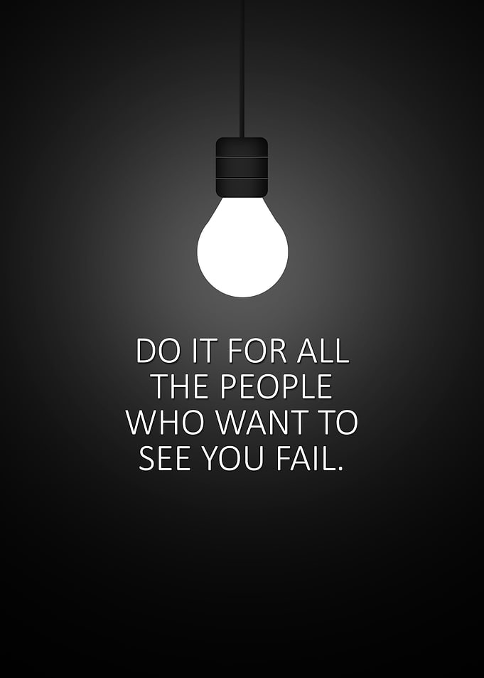Motivational Lightbulb Quote