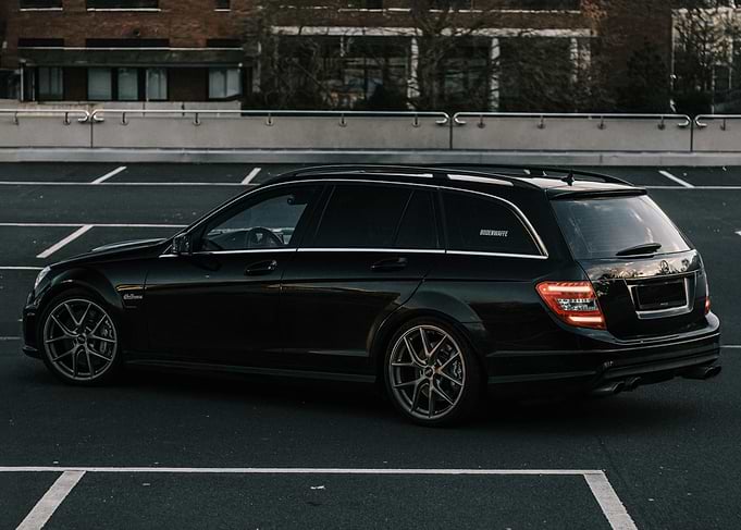 Black C63 Mercedes-Benz Wagon