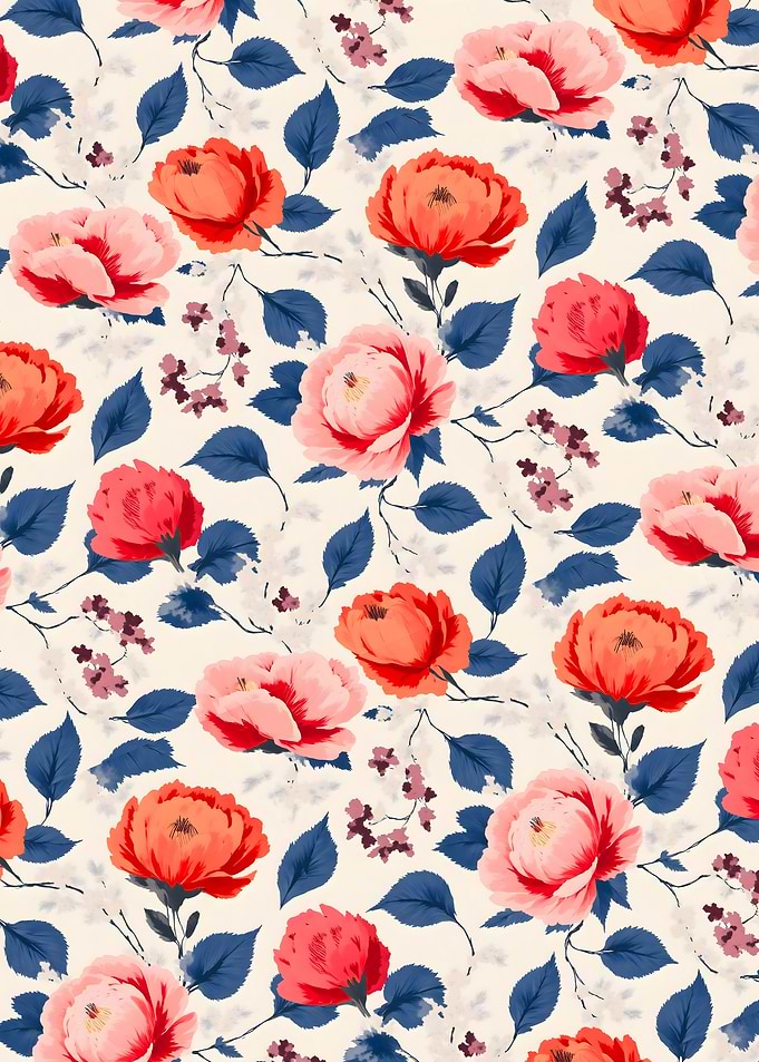 Crimson and Coral Flower