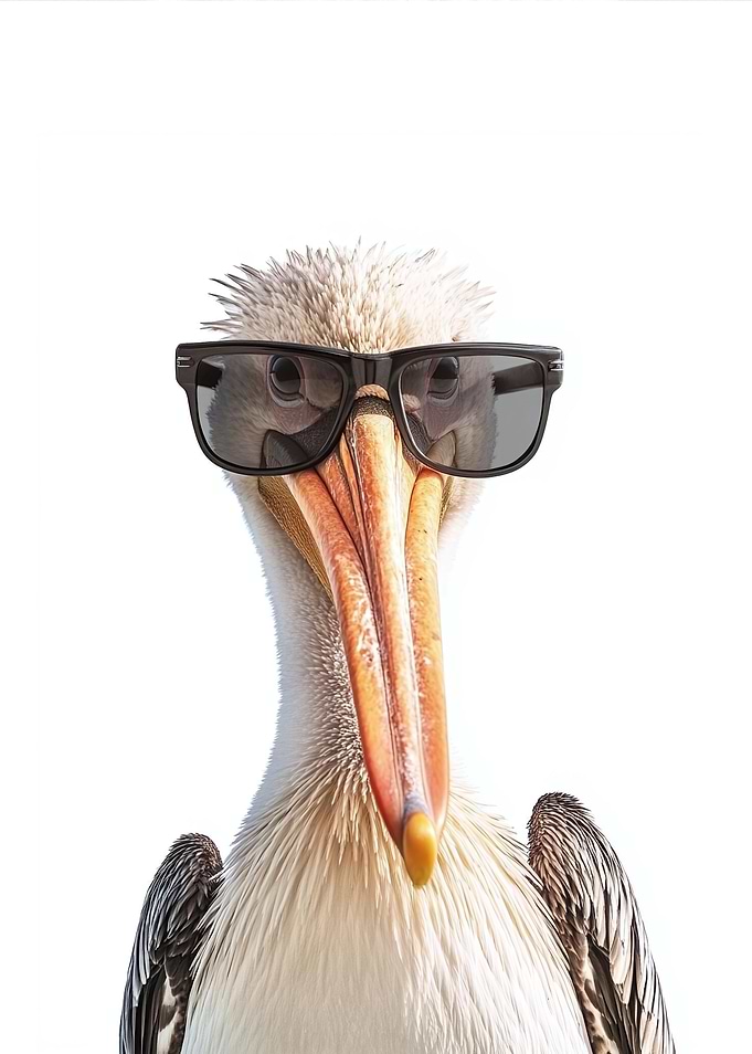 Cool Pelican in Sunglasses