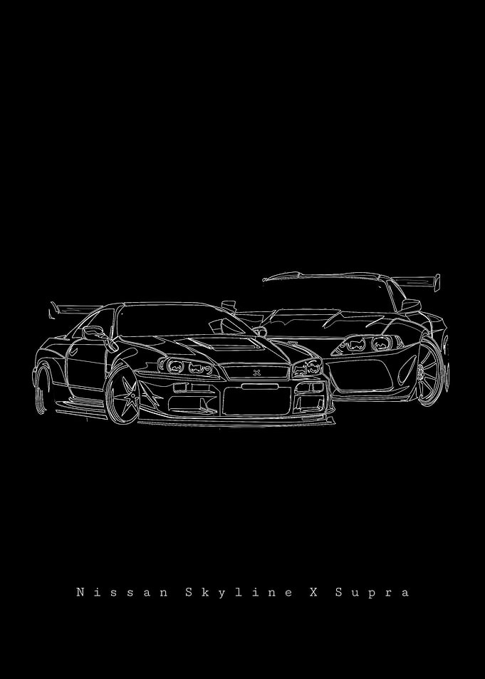 Nissan Skyline vs Supra