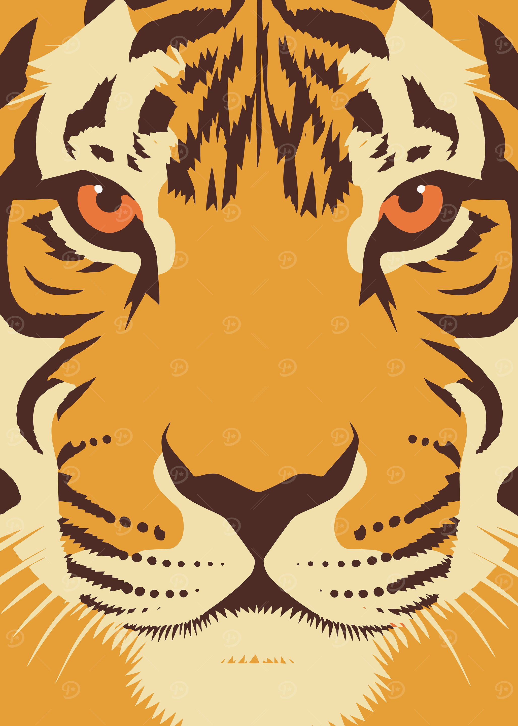 Tiger Close-Up