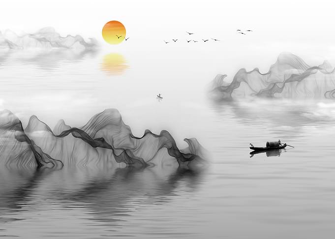 Ink Wash Landscape