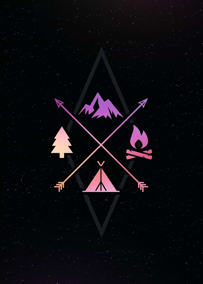 Camping Adventure Graphic