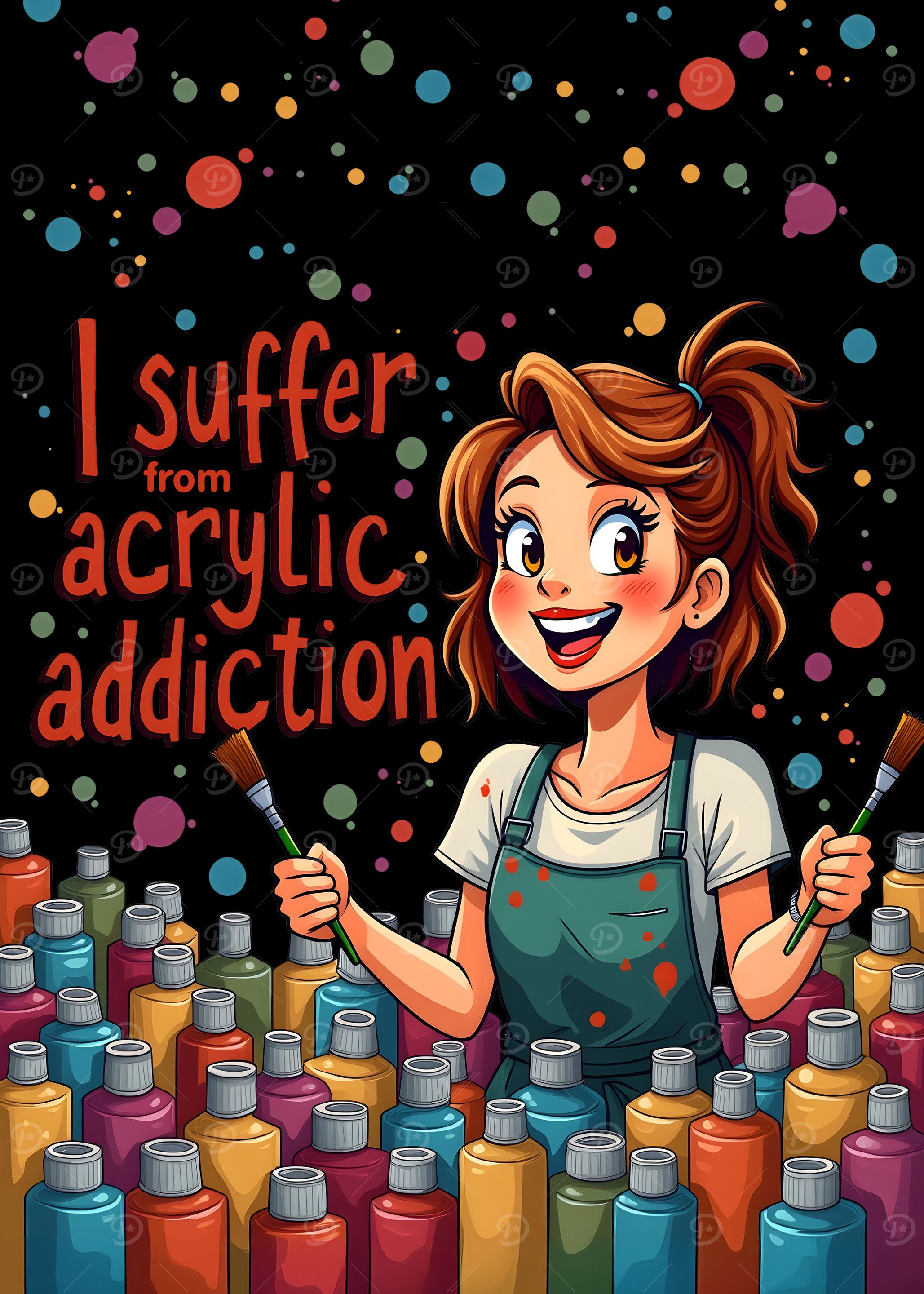 Acrylic Painting - Acrylic Addiction