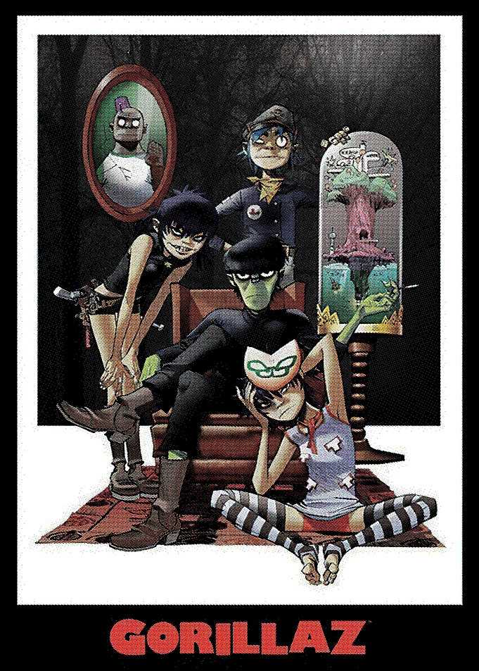 Gorillaz Band Poster