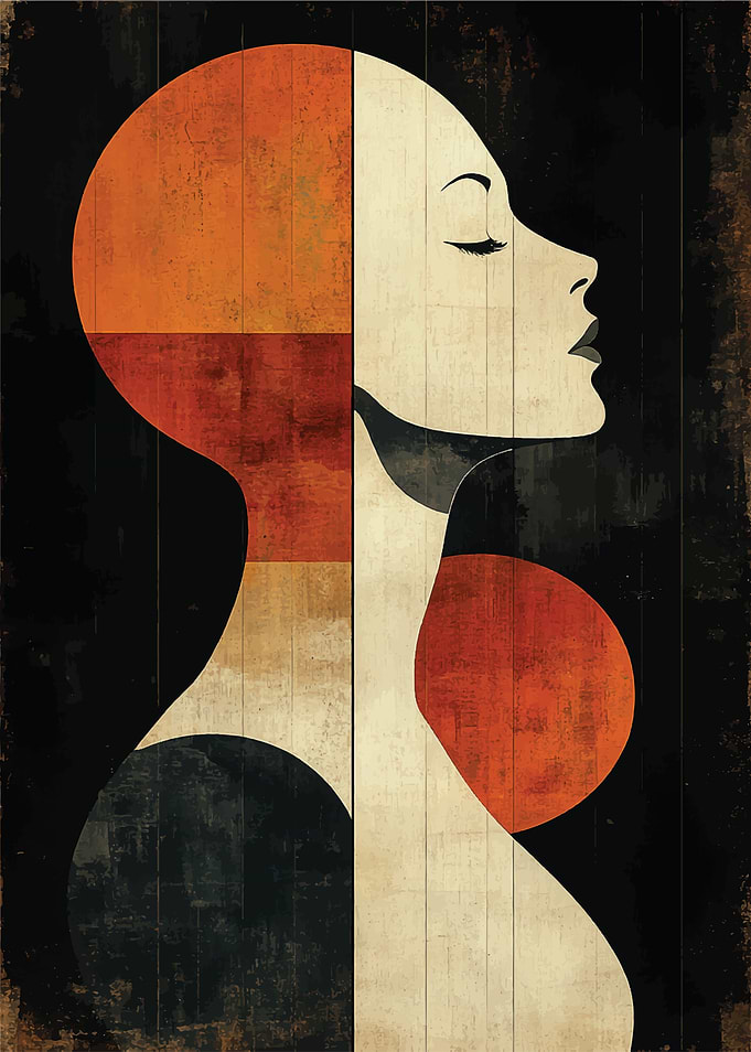 Abstract Woman Portrait