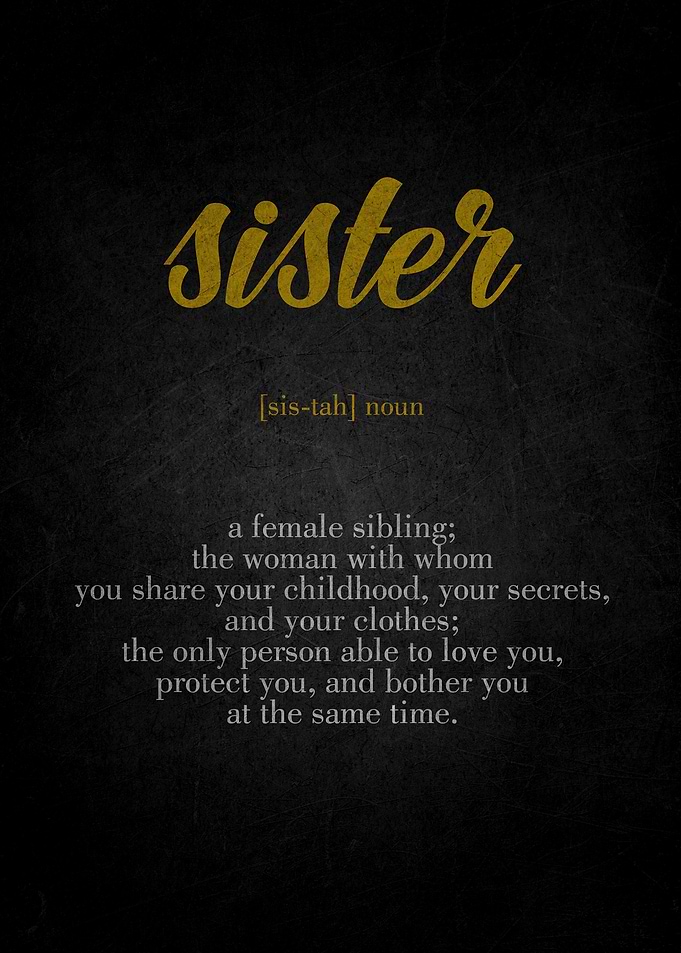 Sister Definition Print