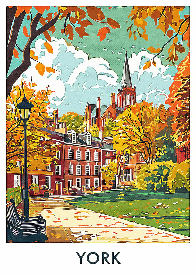 York Cityscape Autumn