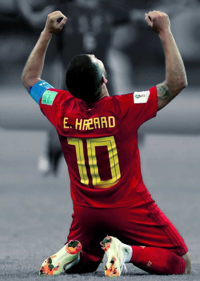 Eden Hazard Celebrates