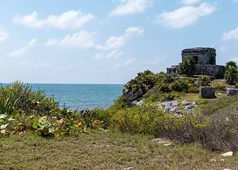 Ancient Ruins by the Sea