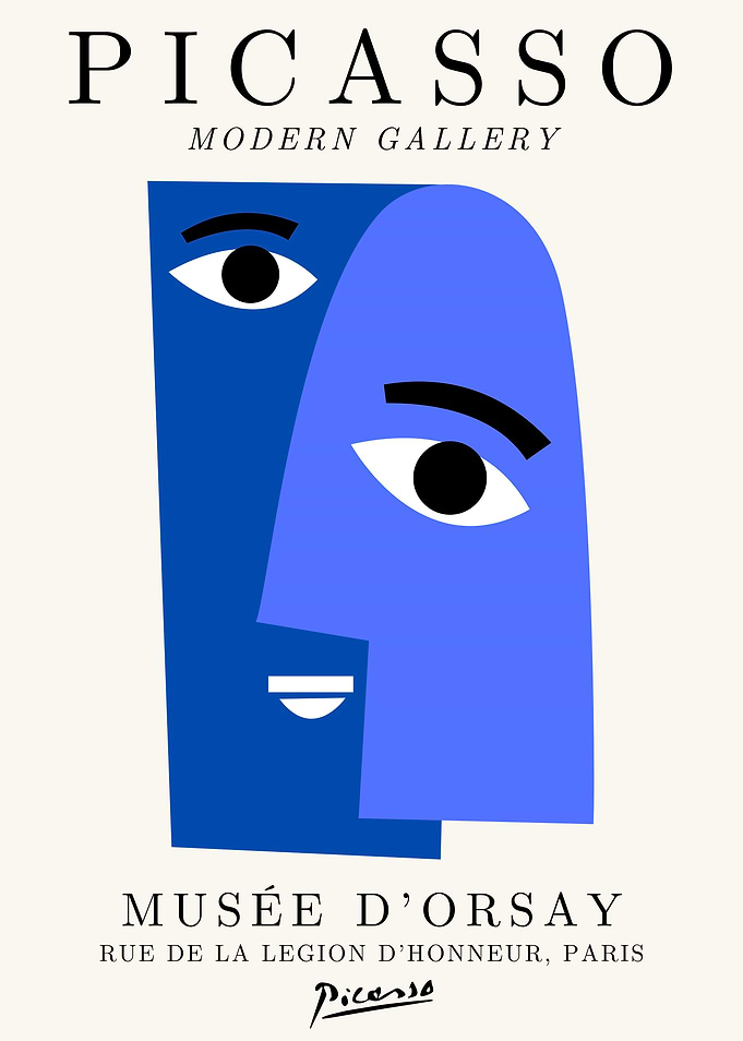 Picasso Modern Gallery Poster