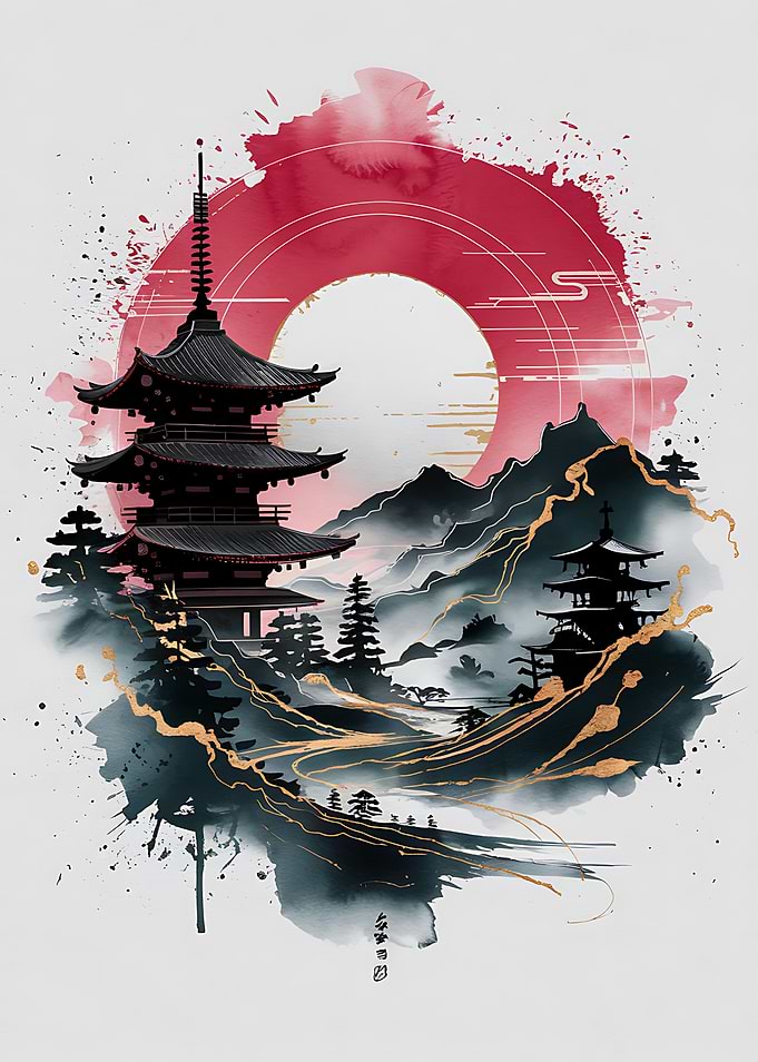 Serenity of the Rising Sun