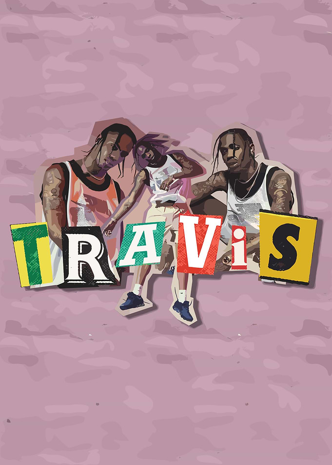 Travis Scott Collage
