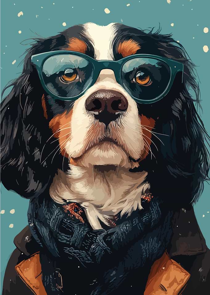 Dog in Sunglasses