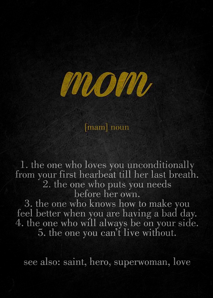Mom Definition Print