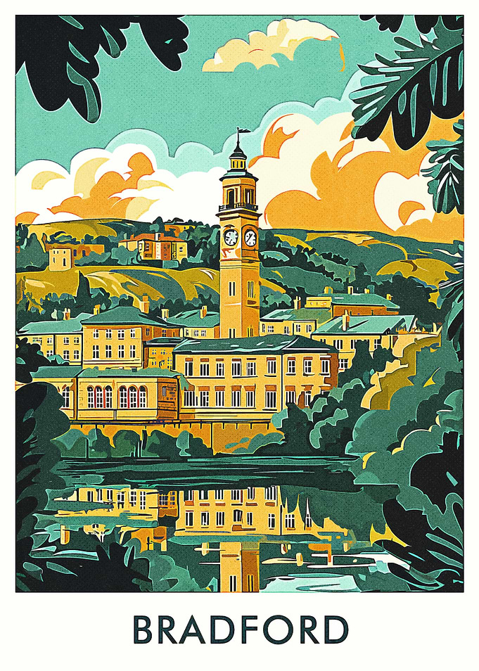 Bradford Cityscape Poster