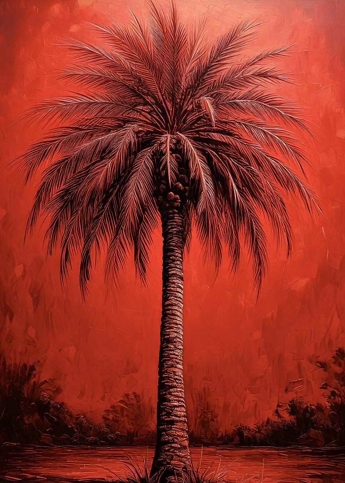 Red Palm Tree