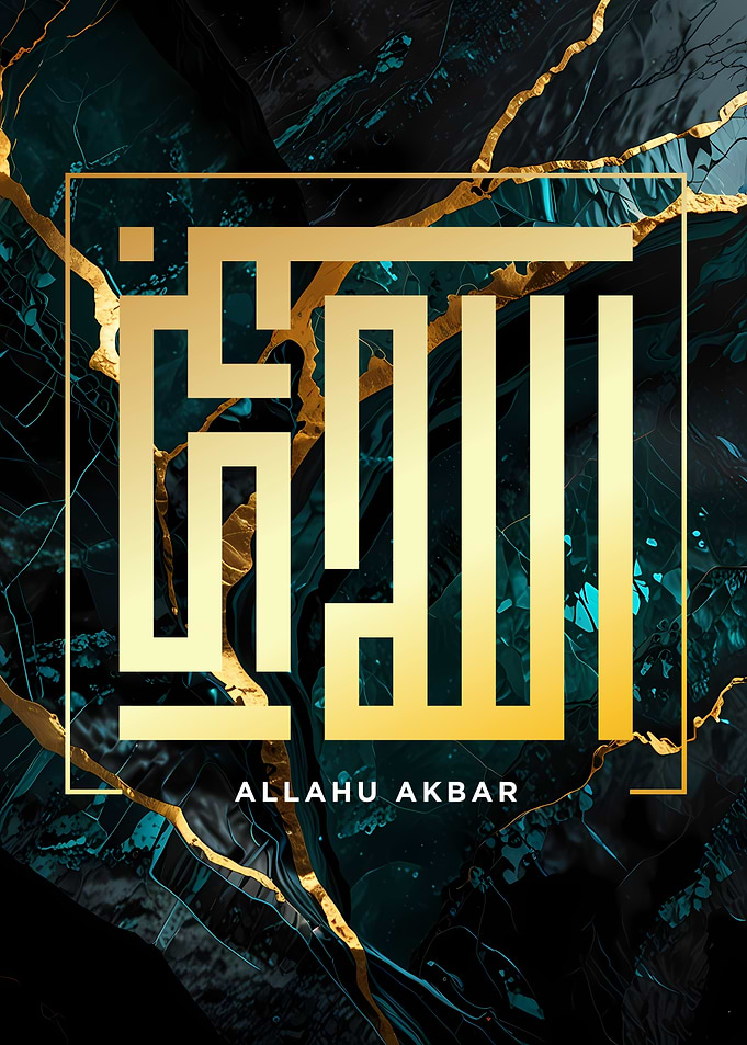 allahuakbar calligrpahy