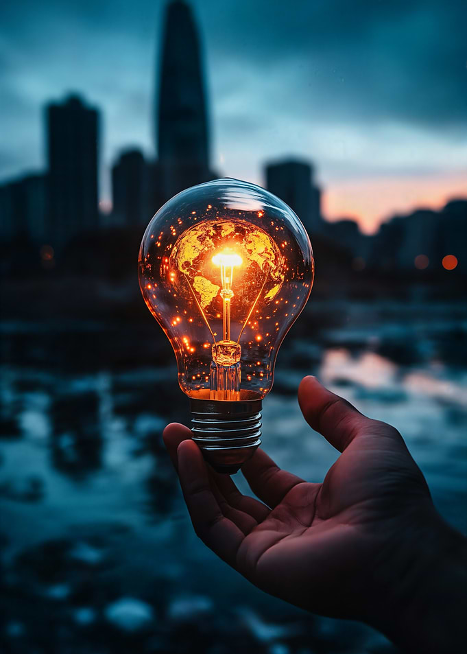 Lightbulb Earth