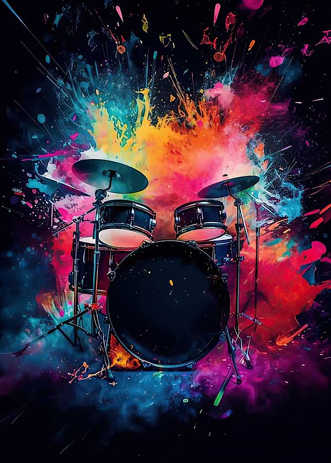 Drum Set Explosion