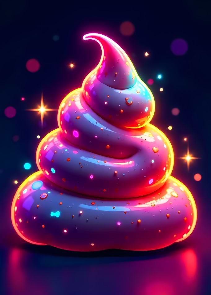 Neon Unicorn Poop