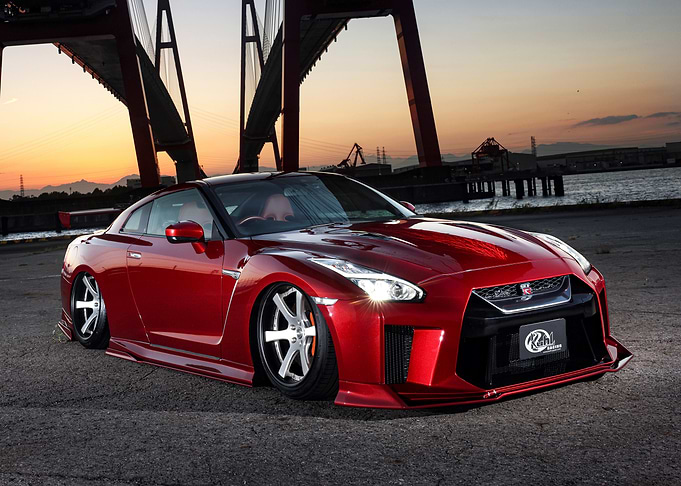 Red Nissan GT-R