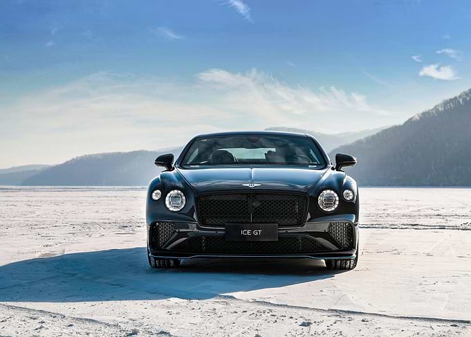 Black Bentley Continental GT Ice