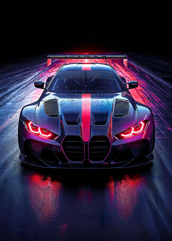 Black Sports Car Cyber City