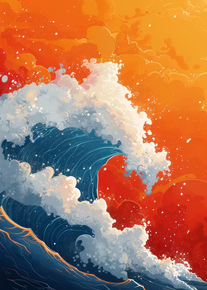 Giant Wave Art