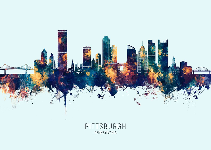 Pittsburgh Pennsylvania Skyline