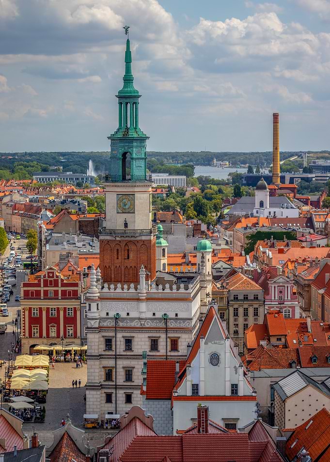 Old Town Cityscape Poznań is a centre of trade, sport, education, technology and tourism