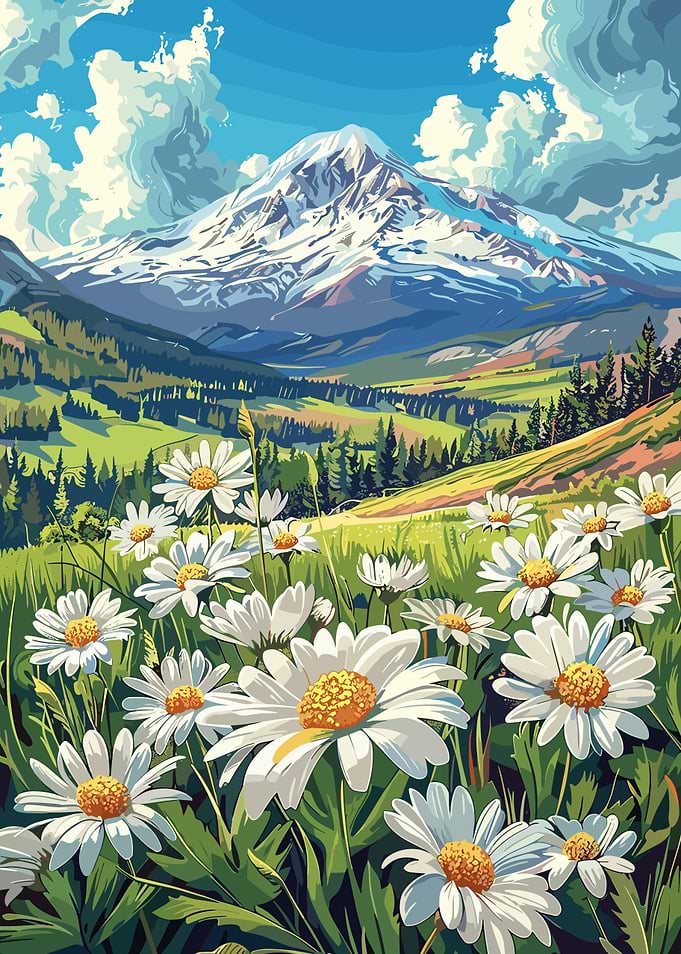Mountain Meadow Daisies