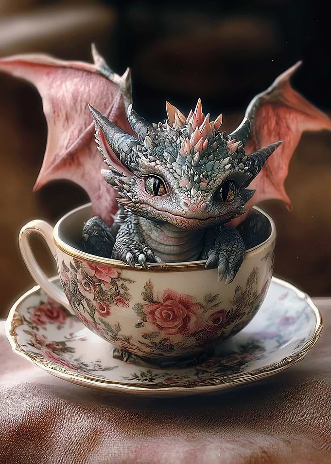 Baby Dragon Teacup