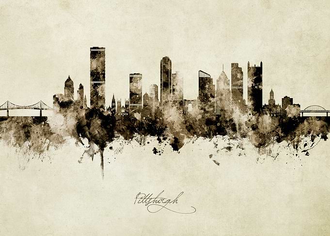 Pittsburgh Pennsylvania Skyline