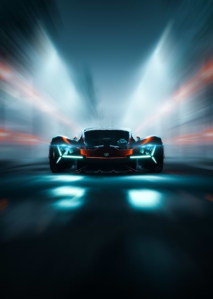 Futuristic Sports Car