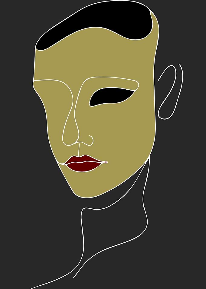 The calm mask