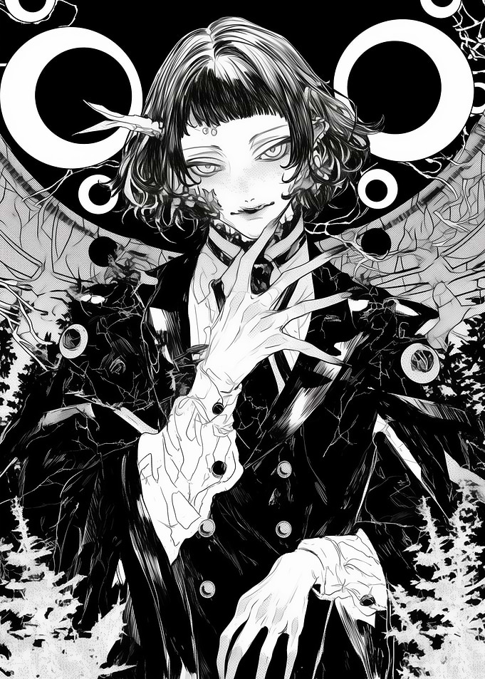 Dark Anime Character