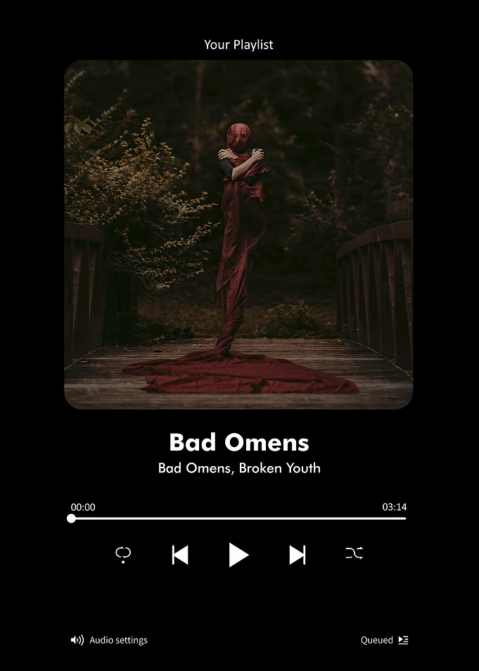 Bad Omens Music Player