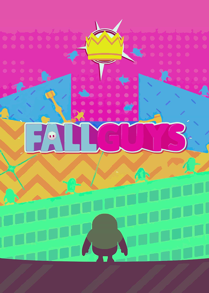 Fall Guys Game Poster