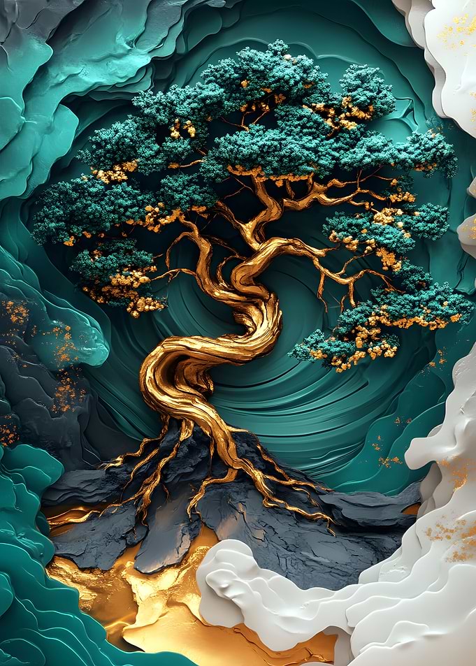 Golden Bonsai Kintsugi