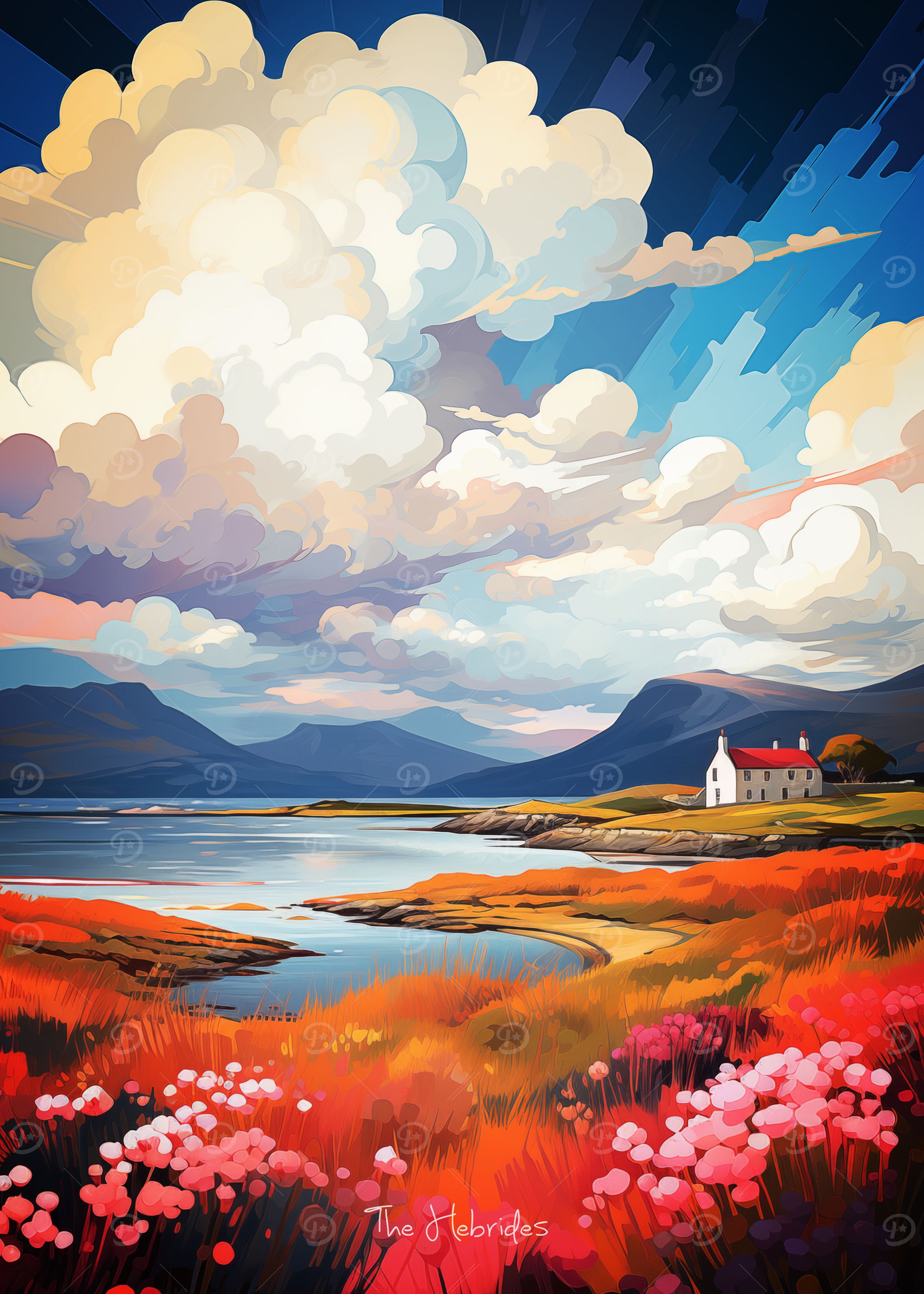 The Hebrides Oil Painting