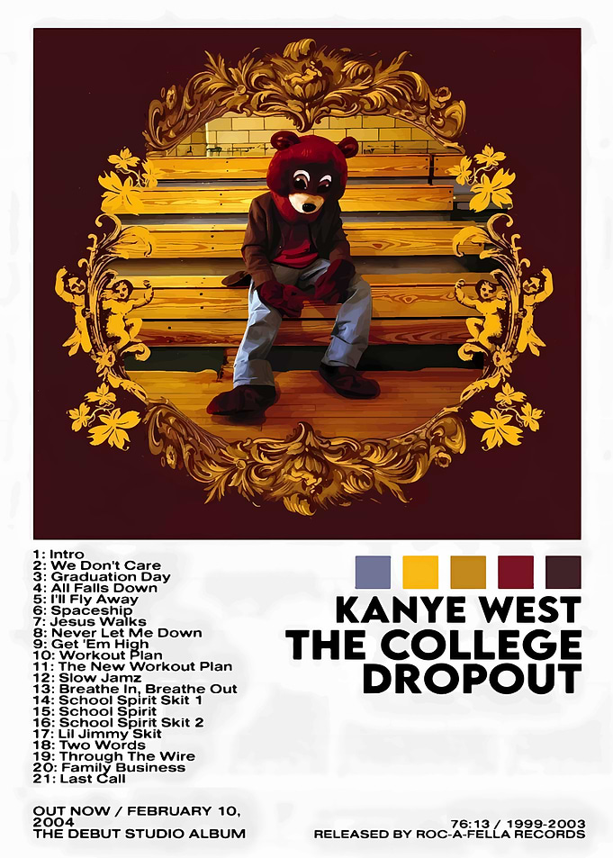 Kanye West College Dropout Album Cover
