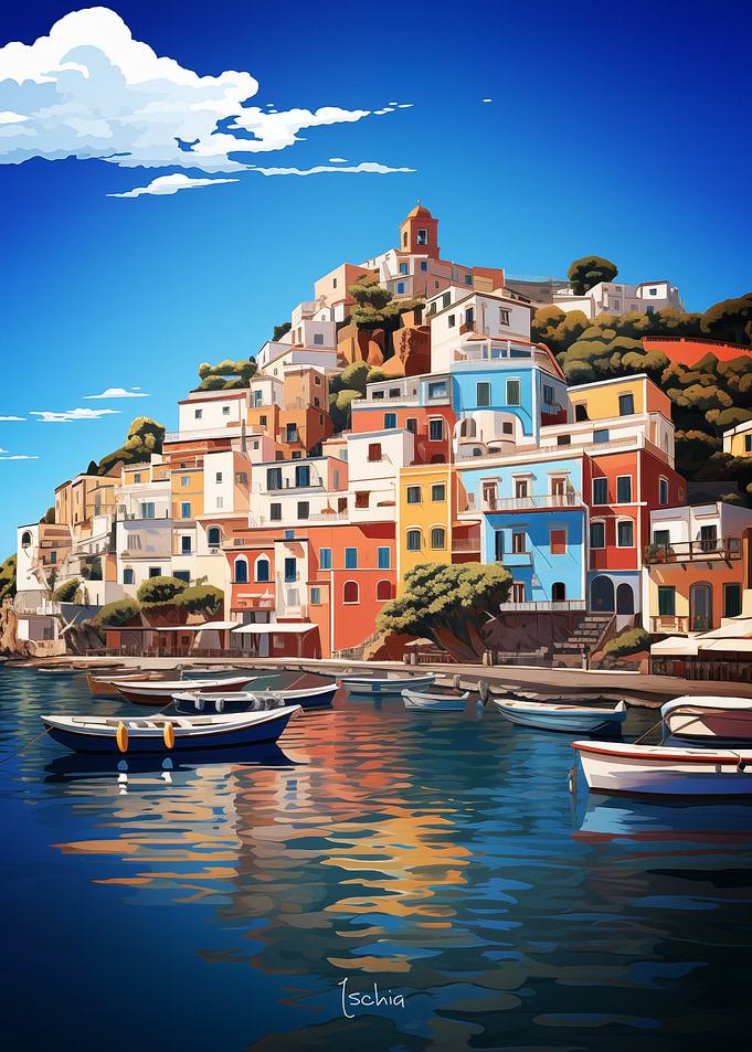 Ischia Oil Painting