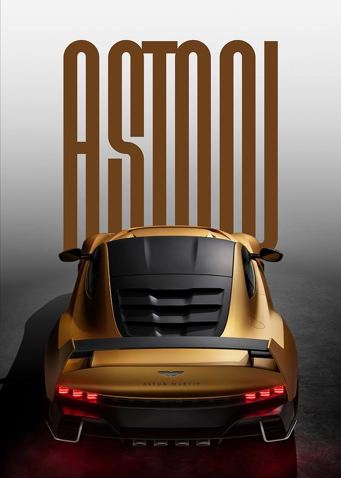 Aston Martin Gold Car