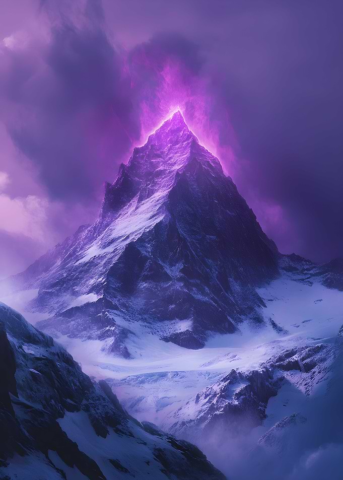 Surrealism Soul of the Mountain Art