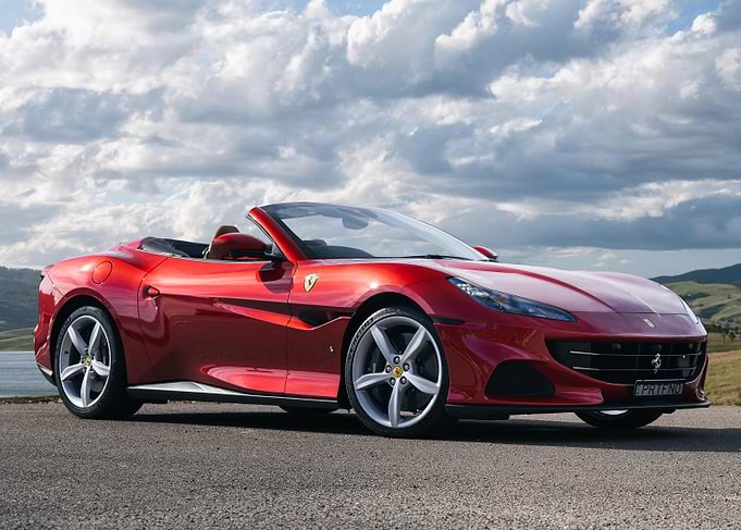 Red Ferrari Convertible