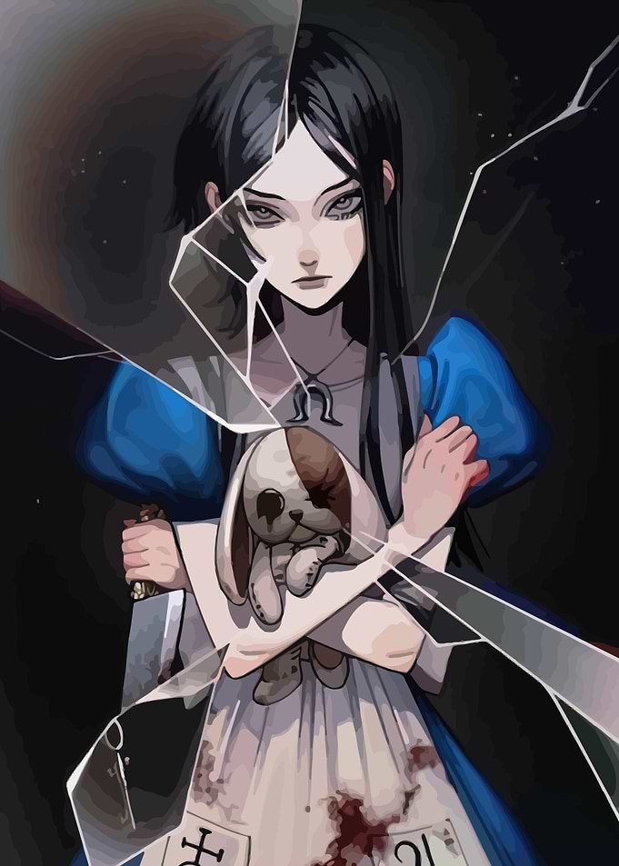 Alice in Wonderland Dark Art