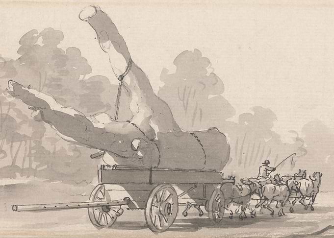 Log Hauling Wagon